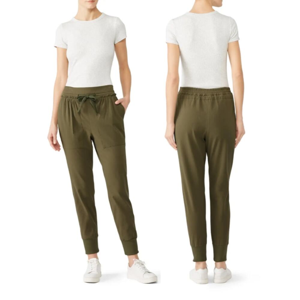 Kinly‎ Green High Waisted Joggers